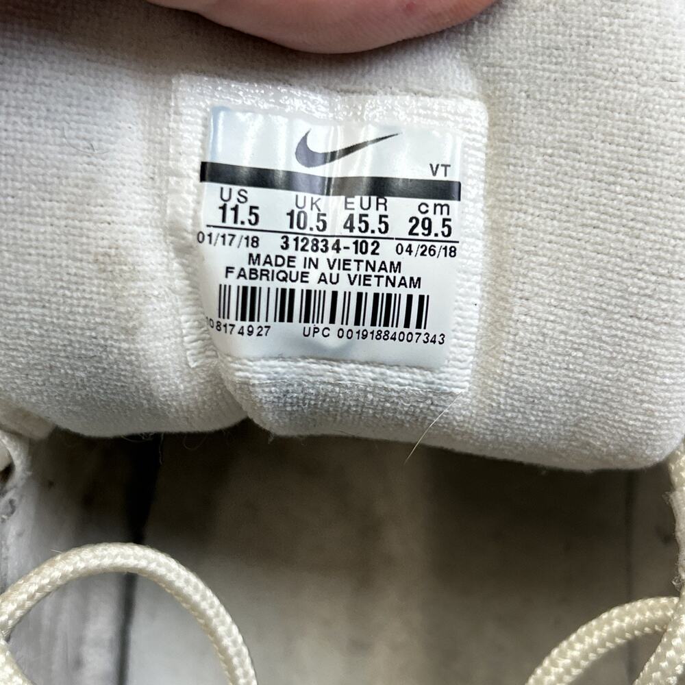 Nike Air Max 97 Retro OG Men’s 11.5 Sail University Red 312834-102 2-pairs Used - Picture 12 of 12